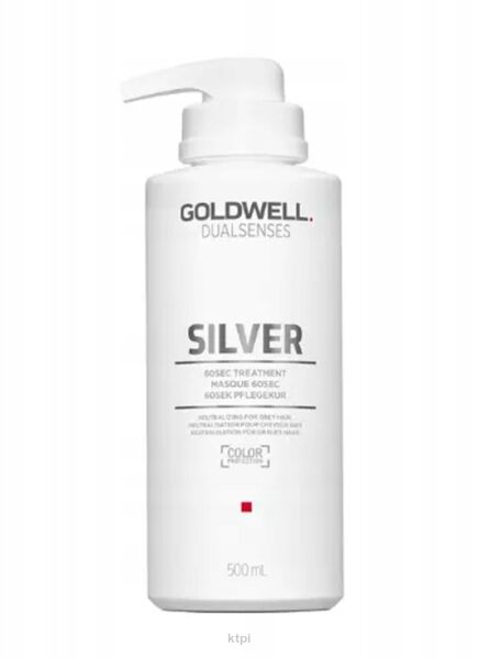 Goldwell Silver 60Sec Maska do Włosów Siwych 500 ml