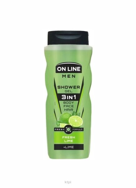 ON LINE Men żel pod prysznic 3 w 1 Fresh Lime 410 ml