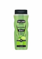 ON LINE Men żel pod prysznic 3 w 1 Fresh Lime 410 ml