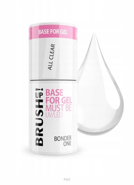 BRUSH UP! Baza pod żel Bonder One Base for Gel Must Be All Clear 5g