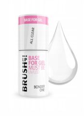 BRUSH UP! Baza pod żel Bonder One Base for Gel Must Be All Clear 5g