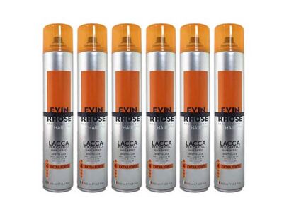 Evin Rhose Zestaw 6 Lakierów Extra Strong Hold 500 ml