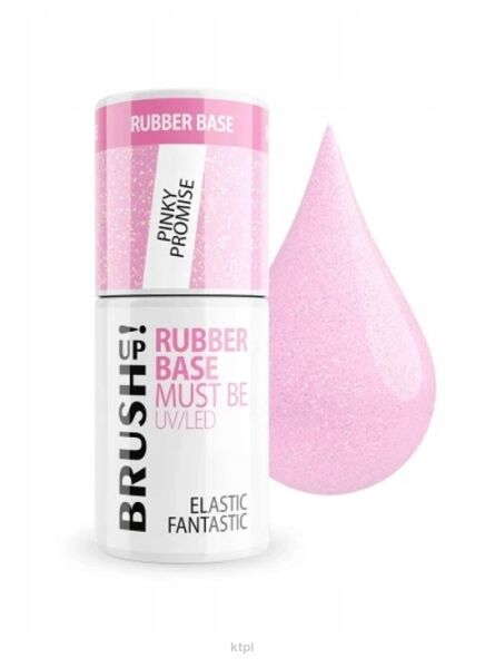 BRUSH UP! Baza hybrydowa Rubber Base Must Be Pinky Promise 5g