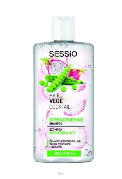 SESSIO Vege Hair szampon do włosów wzmacniający zielony groszek 300 ml
