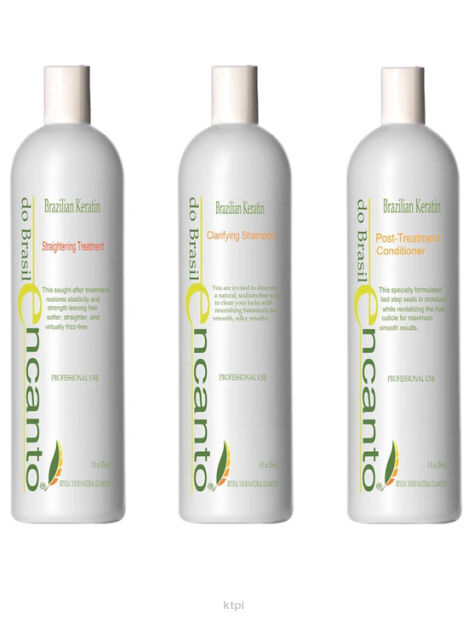 Encanto Brasil Keratynowe Prostowanie 3x236 ml
