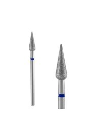 Staleks PRO Frez diamentowy stożek gruszka niebieski FA100B050/12 5/12 mm