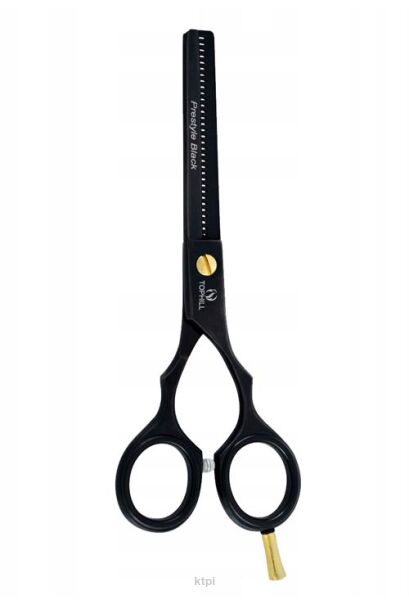 TOPHILL Degażówki fryzjerskie PRESTYLE BLACK 5,5