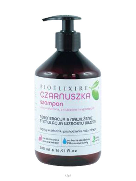 Bioelixire Szampon Regenerujący Z Czarnuszką 500ml