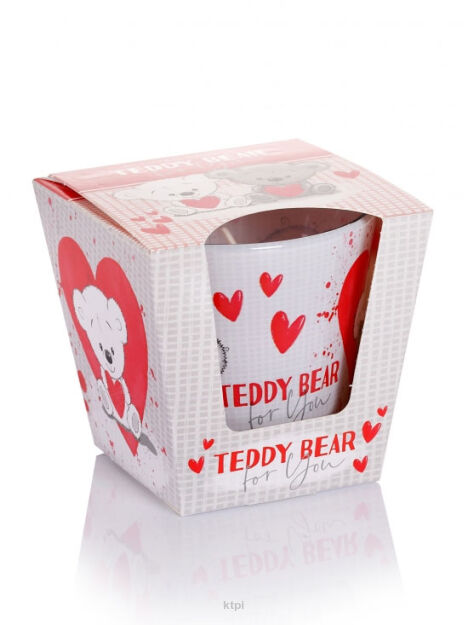 Bartek Candles Świeczka Teddy Bear czerwony 115 g