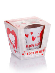 Bartek Candles Świeczka Teddy Bear czerwony 115 g