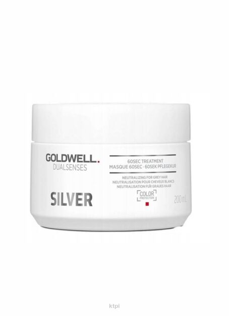 Goldwell Silver 60Sec Maska do Włosów Siwych 200 ml