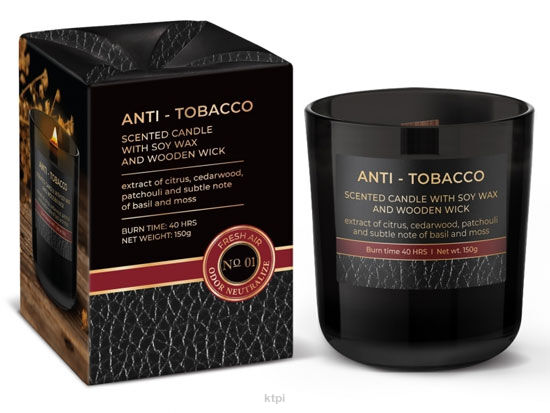 Bartek Candles Świeczka Anti-Tobacco 150g