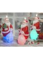 Bartek Candles Mikołaj z diodą LED Świeca świąteczna ozdobna 18 cm 400 g - 2