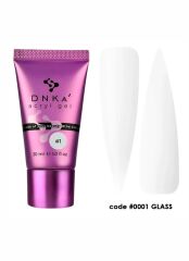 DNKA żel akrylowy  kolor 0001 glass w tubce 30 g