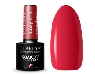 Claresa Lakier Hybrydowy Cozy Red 5 ml