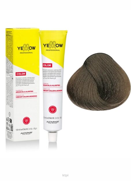 Yellow Professional Alfaparf  Color Permanent farba do włosów KOLOR 7 100 ml
