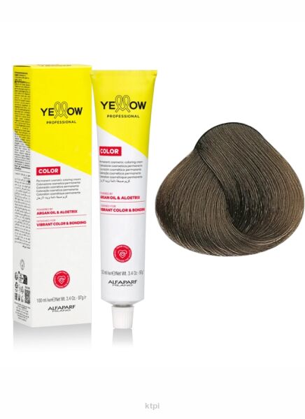 Yellow Professional Alfaparf  Color Permanent farba do włosów KOLOR 7 100 ml