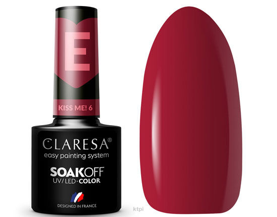 Claresa Lakier Hybrydowy 6 Kiss Me 5 ml