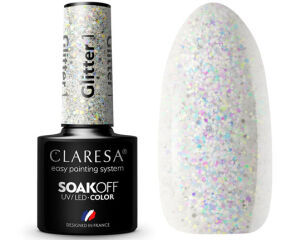 Claresa Lakier Hybrydowy 1 Glitter 5 ml