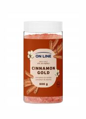 ON LINE Sól do kąpieli Cinnamon Gold 800 g