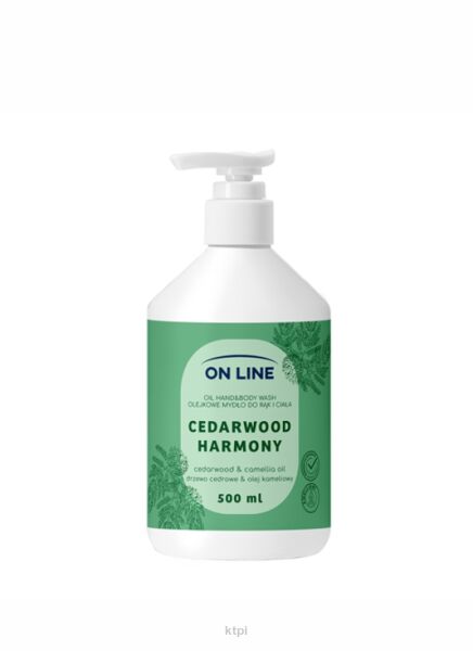 ON LINE Olejkowe mydło 2w1 Drzewo cydrowe & Olej kameliowy 500 ml