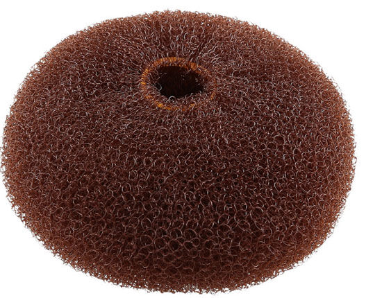 Lussoni wypełniacz do koków i upięć okrągły ring koloru brązowego 110 mm
