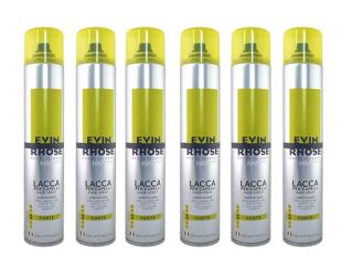 Evin Rhose Zestaw 6 Lakierów Do Włosów Forte Hold Mocny 500ml