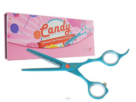 Fox Candy Degażówki Fryzjerskie 5,5 Turkusowe