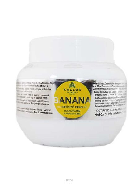Kallos KJMN Maska Wzmacniająca Banan 275 ml