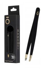 Kashoki Tools for beauty pęseta do brwi w etui skośna