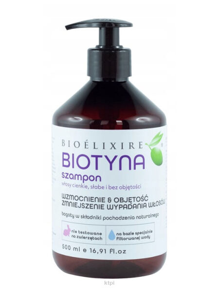 Bioelixire Z Biotyną Szampon Objętość 500 ml