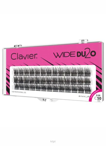 CLAVIER Kępki do rzęs Wide Du2o 10 mm