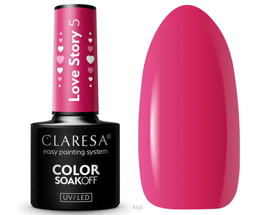 Claresa Lakier Hybrydowy 5 Love Story 5 ml