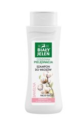 BIAŁY JELEŃ szampon do włosów z czystą bawełną 300 ml