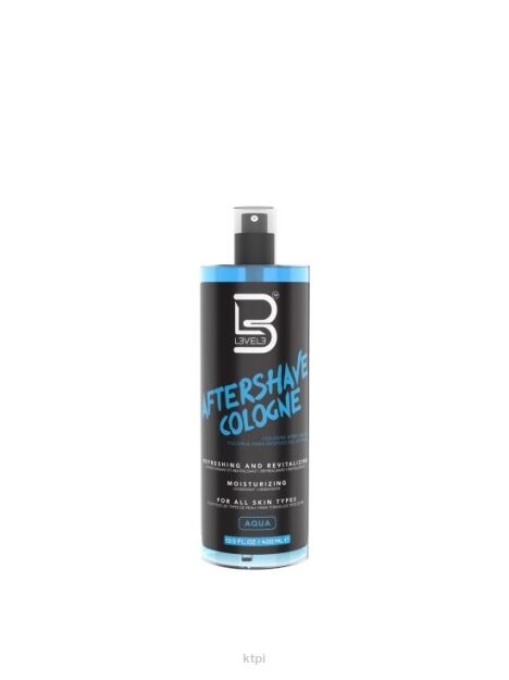 LEVEL3 L3EVEL3 Aftershave Cologne Woda kolońska po goleniu AQUA 400 ml