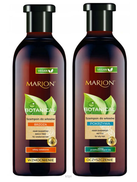 Zestaw Marion Szampon Brzoza Szampon Pokrzywa 400