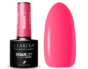 Claresa Lakier Hybrydowy 5 Neon 5 ml
