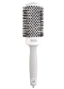 Olivia Garden Expert blowout shine szczotka do modelowania white&gray 45 mm