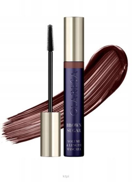 Claresa Care All Day Tusz do Rzęs Pogrubiający Brown Sugar 10g