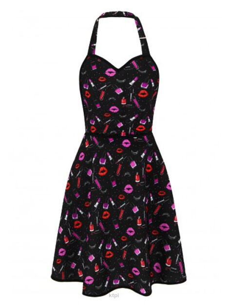 Rena Fartuszek Fryzjerski wzór Make up print L/XL