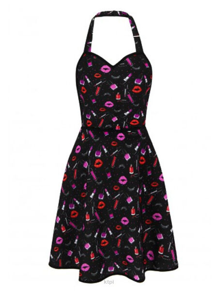 Rena Fartuszek Fryzjerski wzór Make up print L/XL
