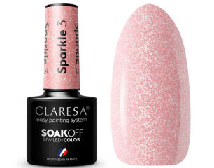 Claresa Lakier Hybrydowy 3 Sparkle 5 ml