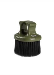 Fox Earth Colors Ring Brush Karkówka fryzjerska na palec Olive Zielona