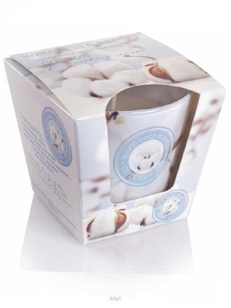Bartek Candles Świeczka Wellness Beauty Cotton 115