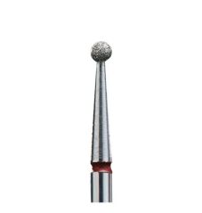 STALEKS PRO frez diamentowa kulka czerwona FA01R027 2,7 mm