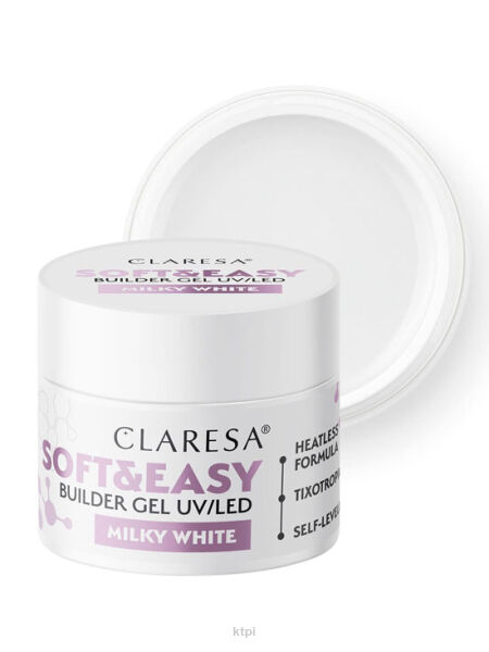 Claresa Soft Easy Żel Budujący Milky White 90 g