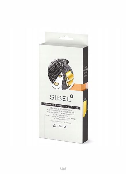 Sibel Papierki Do Pasemek Folia Złota 20 x 9,5cm 200szt