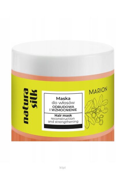 Marion Natura Silk maska do włosów odbudowa i wzmocnienie 300 ml