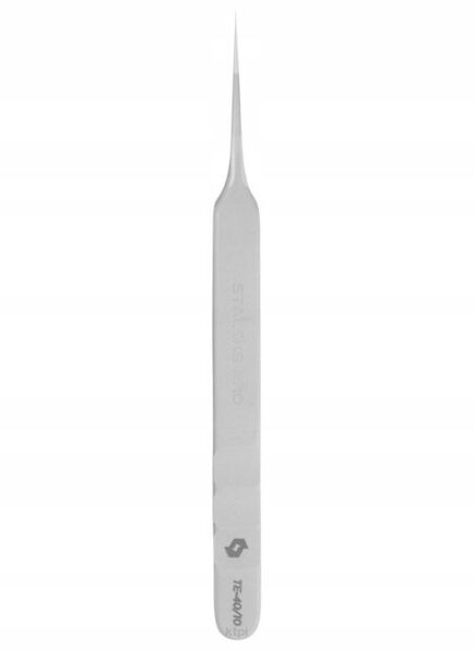 Staleks Pro Expert pęseta do przedłużania rzęs prosta TE-40/10