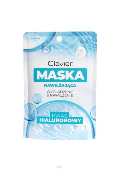 CLAVIER maska do twarzy w płachcie nawilżająca wygładzająca 25 ml